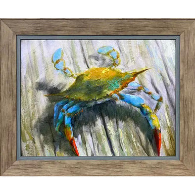 Crab At The Dock Framed Art