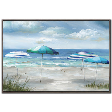 Beachside Framed Canvas Art