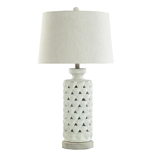 Shell Cutout Table Lamp