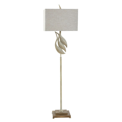 Woodcut Egrets Floor Lamp