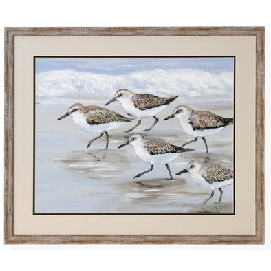 Sandpiper Friends Framed Art