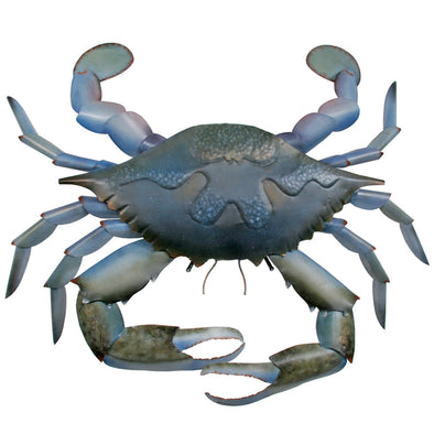 Giant Blue Crab Extra Large Metal Art