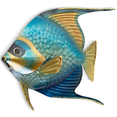 Queen Angelfish Metal Art