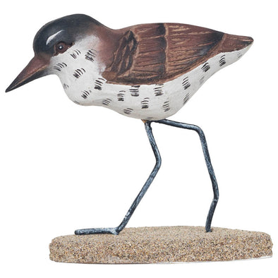 Sandpiper Scurry Wood Sculpture