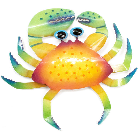 Mutli Color Crab Metal Art