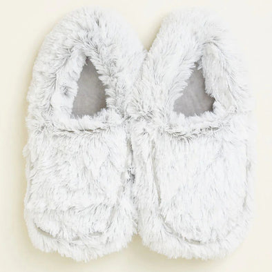 Marshmallow Gray Warmies Slippers