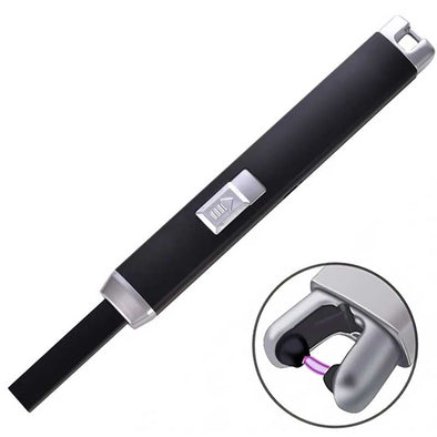 Black USB Electric ARC Lighter