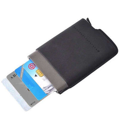 Black Card Blocker RFID Auto Wallet