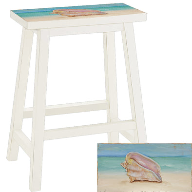 Conch Counter Height 24"  Barstool