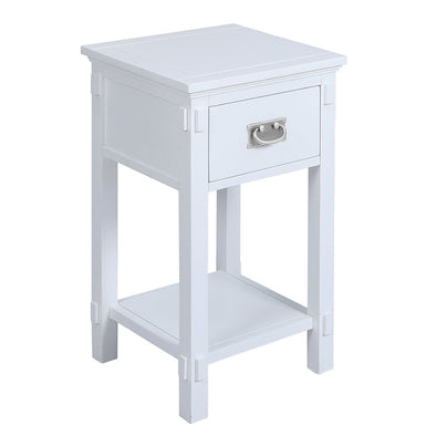 White Accent Table